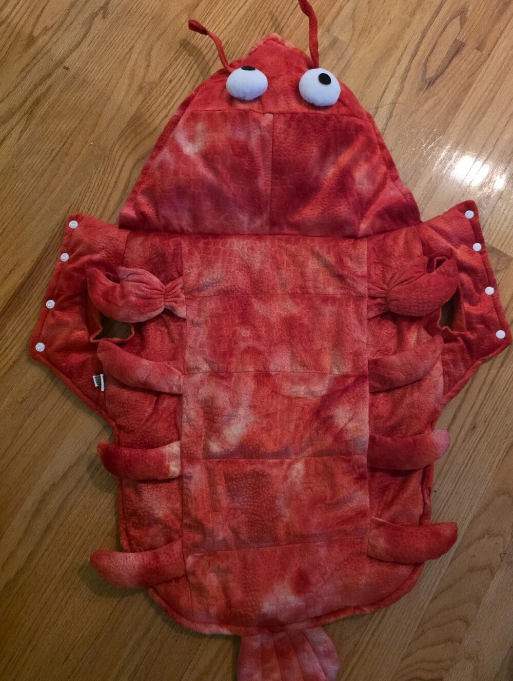 Cawaii Red Lobster Halloween Dog Costume Size 20 ( Medium Sz Dog) 20